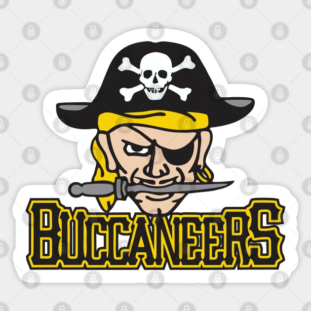 Buccaneers Baseball Logo Sticker by DavesTees